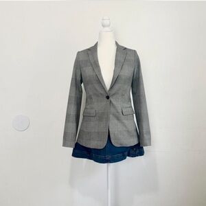Banana Republic Gray Tailored Blazer